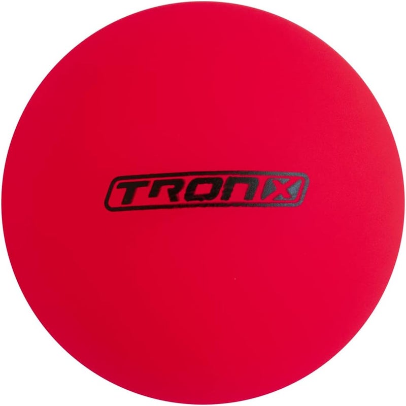 TronX Street Hockey Balls - 12 Pack - No Bounce Pink Cold Weather Outdoor Official Street Roller Hockey Balls - Image 2